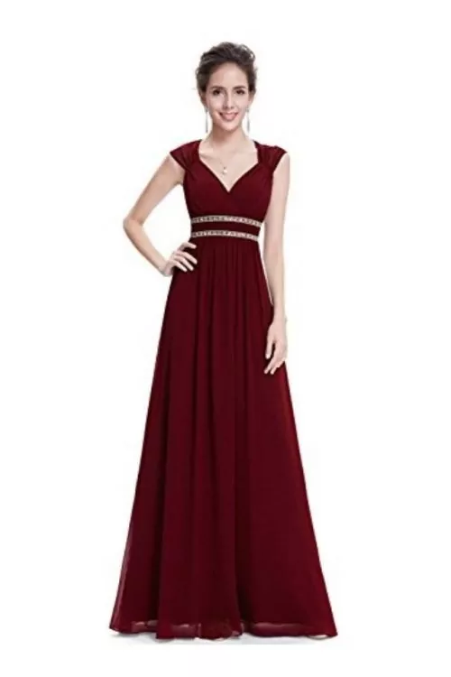 Официална дълга рокля Ever Pretty 174393832 4-20-57  Бордо  38 размер
