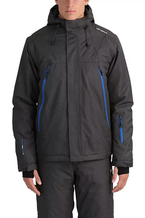 Мъжко ски яке Ultrasport Advanced Е-181372715 10-61  Водо и Ветроустойчиво  Технология Ultraflow 10 000  Тъмносив Син  S