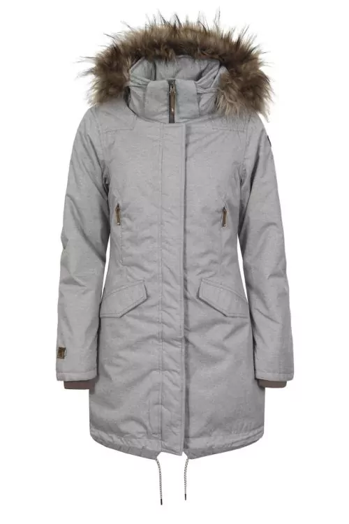 Дамско яке с качулка Icepeak 183612879 8-21-13  непромокаемо  ветроустойчиво  Сив   34 XS