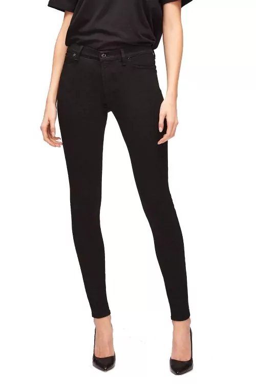 Дамски дънки New Look 193504528 10-26  Skinny Stretch  Памук  Черен  28R - 71 см