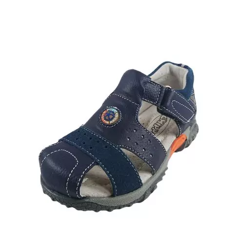 Детски сандали Chippo Kids 10323-NV  24-30  Естествена кожа  Тъмносин