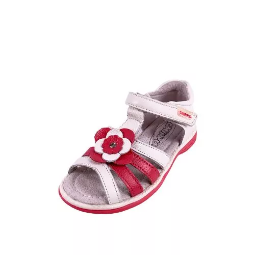 Детски сандали Chippo Kids 523696-1  25-30  Естествена кожа  Бял Корал 