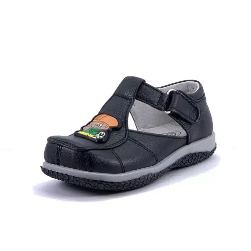 Детски обувки Chippo Kids 883-23-28  Тройна-кожа  Полуотворени  Черен