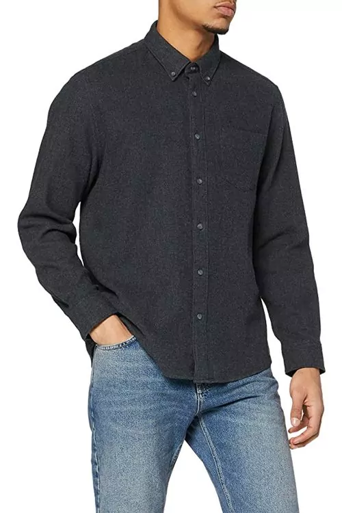 Мъжка риза Find 2501062-A14783  Regular fit  Кент яка  С джоб отпред