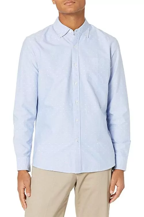 Мъжка риза Find Goodthreads 0849484-A14783  Standard Fit  Дълги ръкави  С джобче