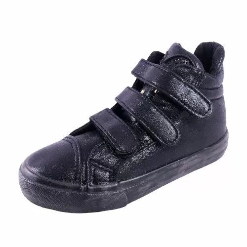 Детски кецове Chippo Kids 61250-1 15-42 133  25-30  Високи  Блестящи Текстил  Черен  Размер 28  18 00 см