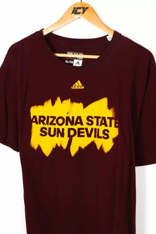 Мъжка тениска Adidas E-0529488 10-96  Къс ръкав  Arizona Sun Devils  Бордо  XL
