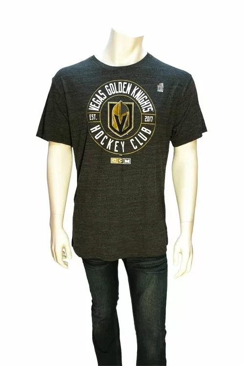 Мъжка тениска NHL Vegas Golden Knights E-8062553 10-96  Къс ръкав  Тъмносив  XL