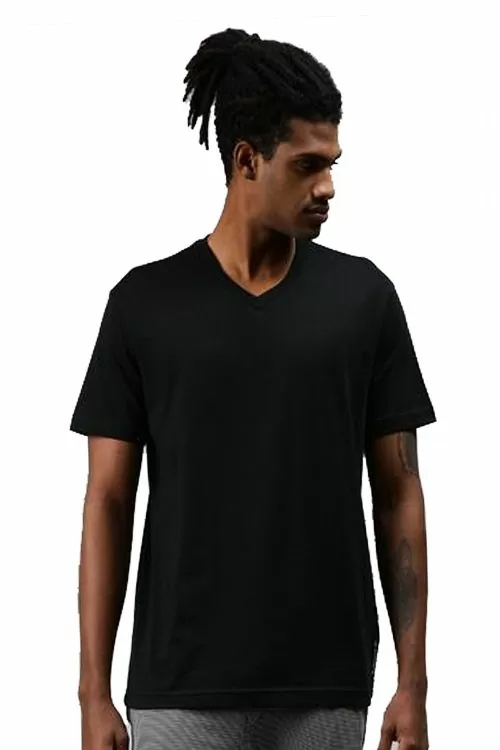 Мъжка тениска Levi s  16253219-О  Къс ръкав  V-образно деколте  Памук  Черен  L