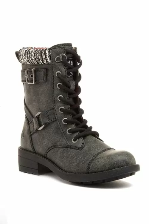 Дамски ботуши Rocket Dog Thunder 16715431 15-536  Еко кожа  Изтъркан ефект  Черен  36 EU