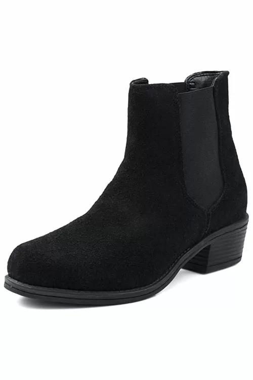 Дамски боти Redfoot Chelsea 16-00156  С ластици  Естествен велур