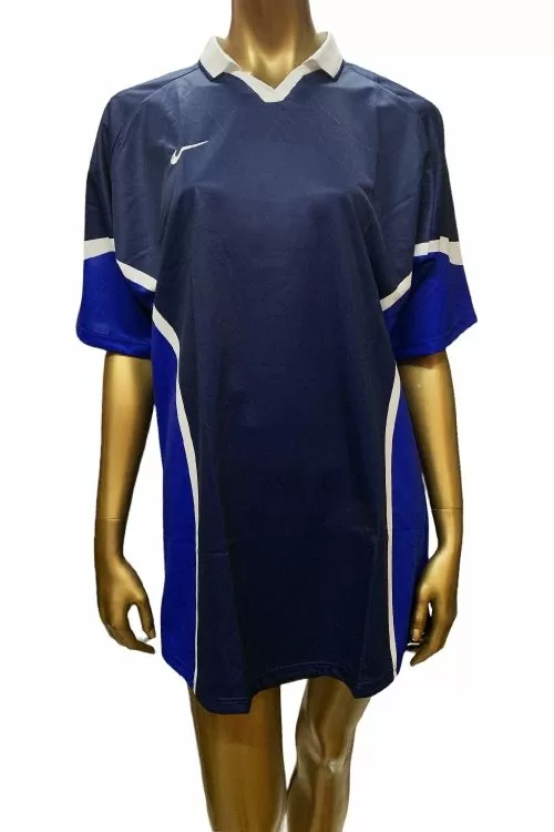 Дамска спортна тениска Nike  758412-410-XLT 10-235  Къс ръкав  Лека и тънка материя  За високи хора  XLT  Тъмносин