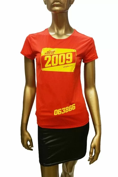 Дамска тениска Nike 371368-600-S 10-235 166  Dri-Fit  Къс ръкав  Щампа  S  Червен