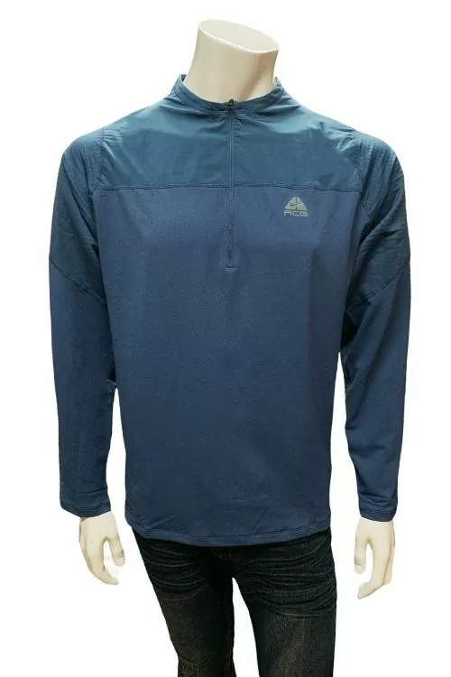 Мъжка спортна блуза Nike 194959-465-XL 10-111  ACG  NIKE SPHERE REACT DRY  Дълъг ръкав  XL  Син