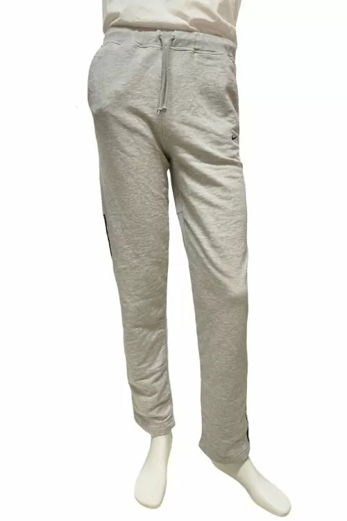 Мъжки спортен панталон Nike 163510-050-S 10-236 122  Права кройка  Ластик на талията  Лого  Памук  S  Сив