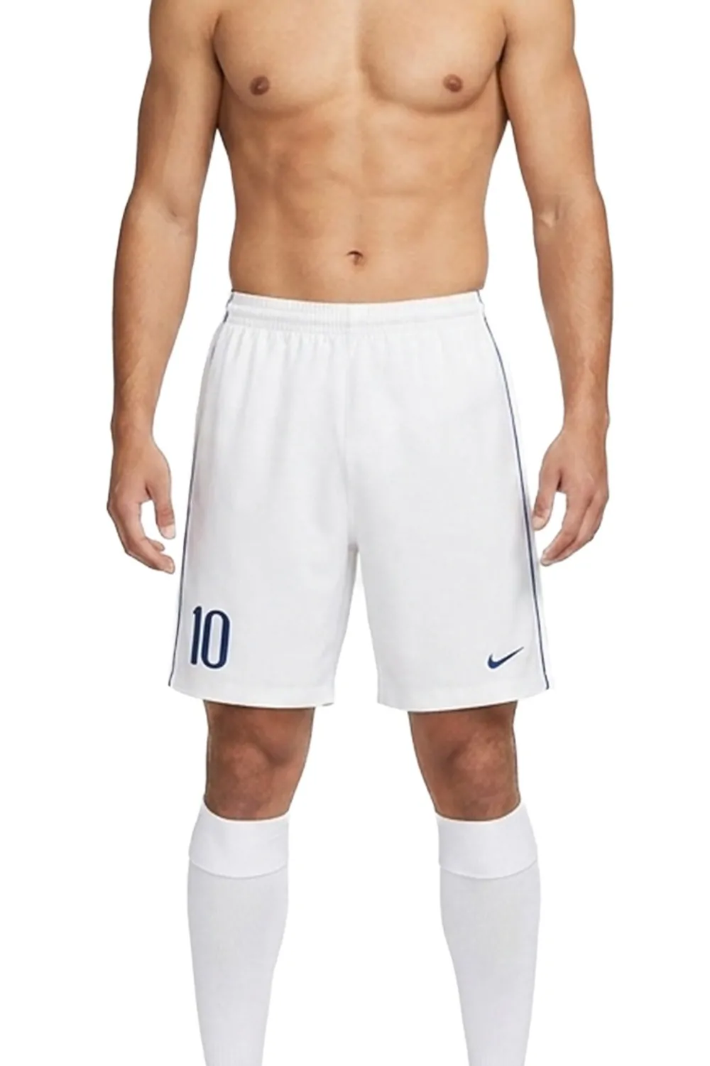 Мъжки футболни шорти Nike  119601-101-XXL 10-113 139  BFC (Brazilian Football Confederation)  Лого  Памук  XXL  Бял