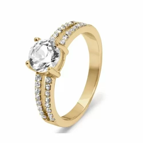 Дамски пръстен Philip Jones 17795504  С кристали Swarovski  Родиево покритие