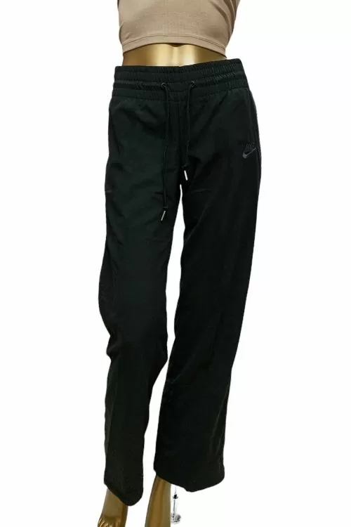 Дамски спортен панталон Nike 287368-011-XS 10-118 158  Дълъг  Ластик  Бродирано Swoosh лого  XS  Черен