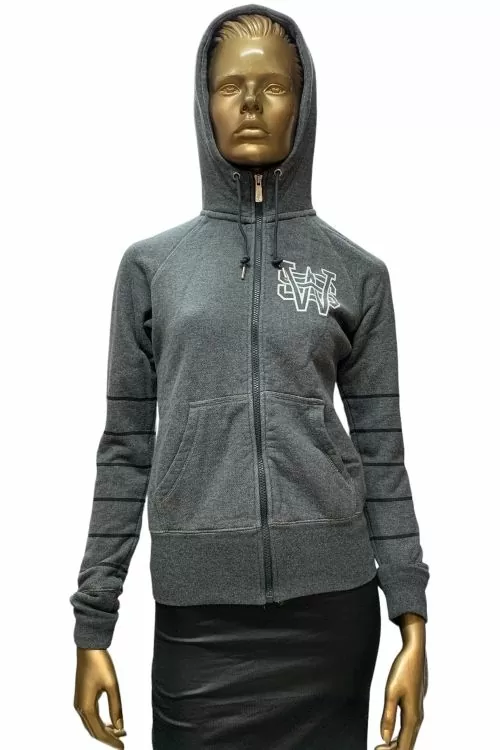 Дамски спортен суитшърт Nike 381431  С качулка  С цип  С джобове  Памук