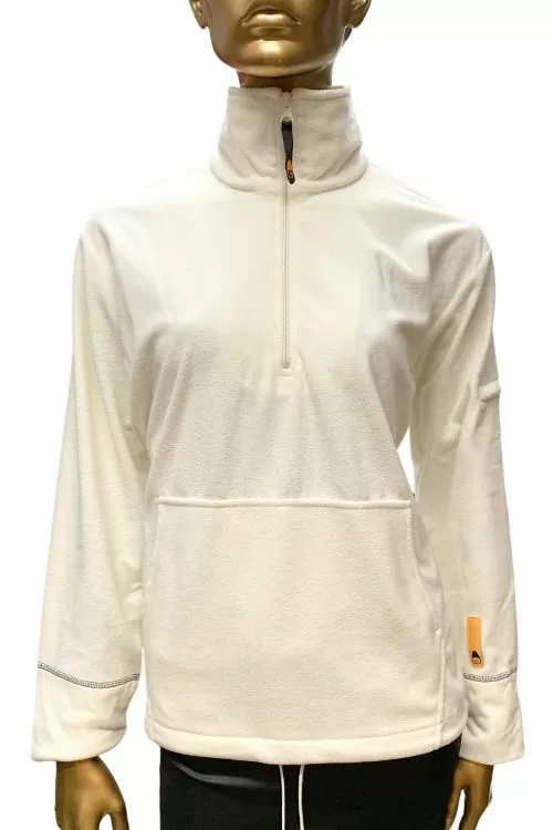 Дамско спортно горнище Nike 222430-101-L 10-123 148  С цип  С джоб  Полар  Слонова кост  L