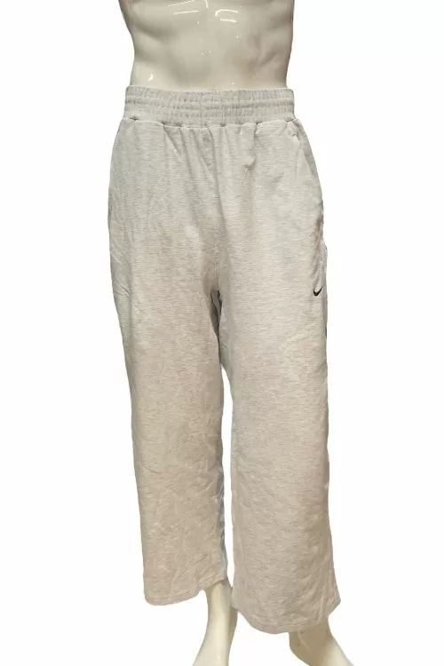 Мъжки спортен панталон Nike  124819-051-L 10-122  Dri-Fit технология  Swoosh лого  Памук  L  Светлосив