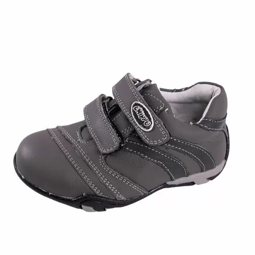 Детски обувки Chippo Kids 122182  25-30  Естествена кожа  Тъмносив Сив