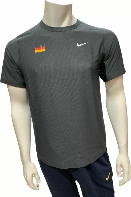 Мъжка тениска Nike  713986-060-S 10-146  Nike FitDry  Deutschland  Тъмносив  S M