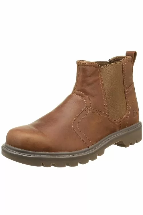 Мъжки боти Caterpillar Chelsea  STOUT THORNBERRY 16739398 15-593*3, С ластици, Естествена кожа, Кафяв, 43 EU