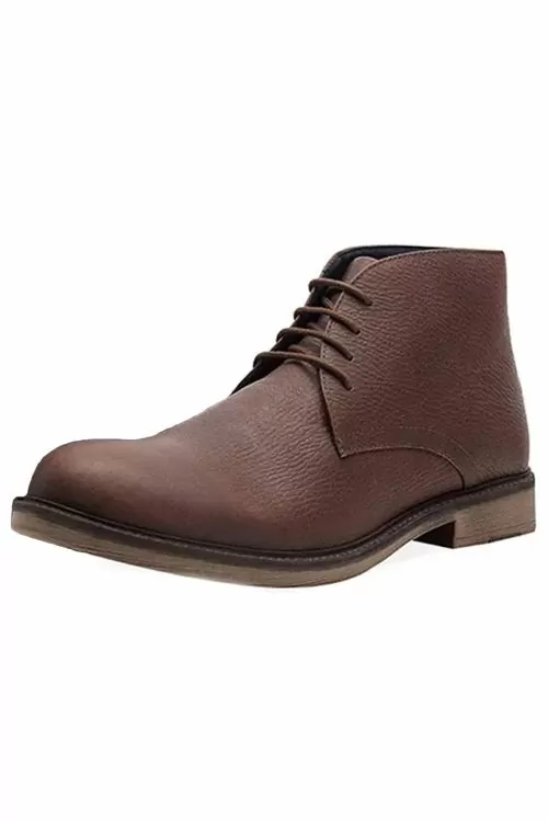 Мъжки боти Redfoot Waxy Chukka 16731487 15-642  С връзки  Естествена кожа  Кафяв  43 EU
