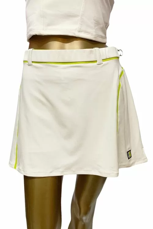Дамска спортна пола Nike 235906-100-XL 10-167  Къса  За тенис  С панталонки отдолу  XL  Бял