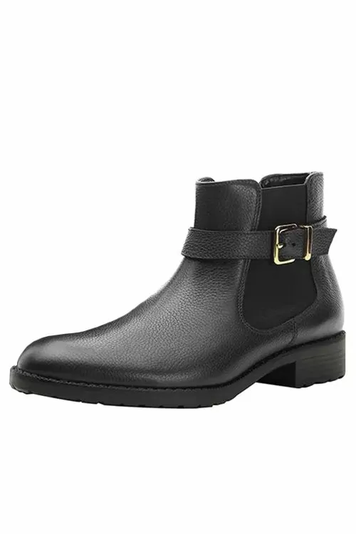 Дамски боти Redfoot Chelsea Buckle  С ластици  Катарама  Естествена кожа