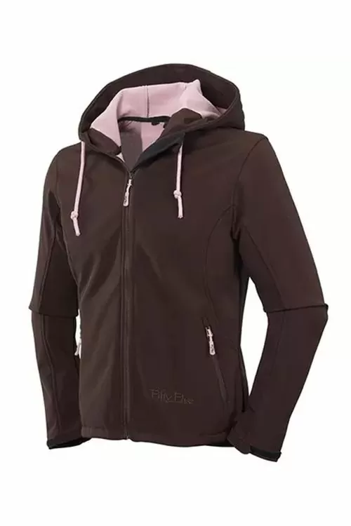 Дамско софтшел яке Fifty Five Windsor  16287791 10-88  Мембрана Five-Tex  Пподплата от полар  42  Кафяв