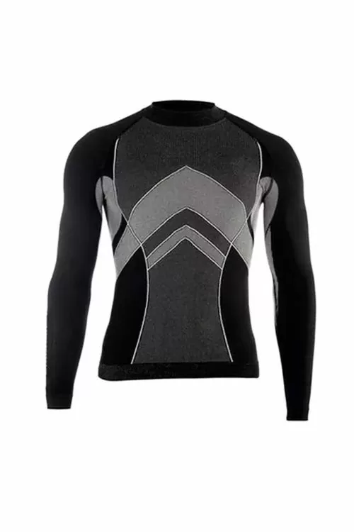 Мъжка термо блуза Norde 16260889-B-2XL 10-42 (2-2)  Антибактериални свойства  Отвежда влагата  2XL  Черен