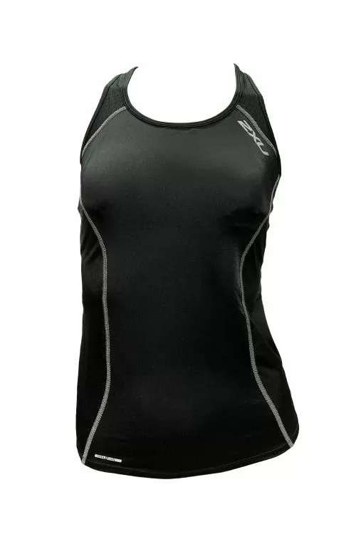 Дамски спортен потник 2XU 8572-59 10-192  Women s Active Tri Singlet  SBR MESH  L  Черен