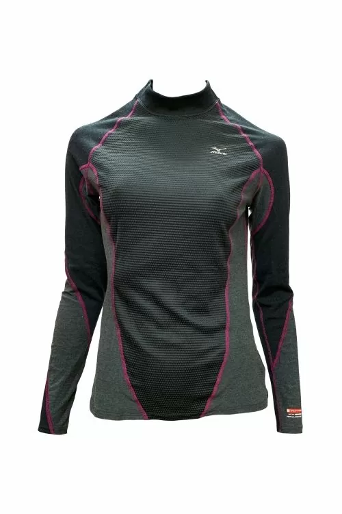 Дамска термо блуза Mizuno 8572-63 10-192  Breath Thermo  Максимален въздушен поток  L  Сив