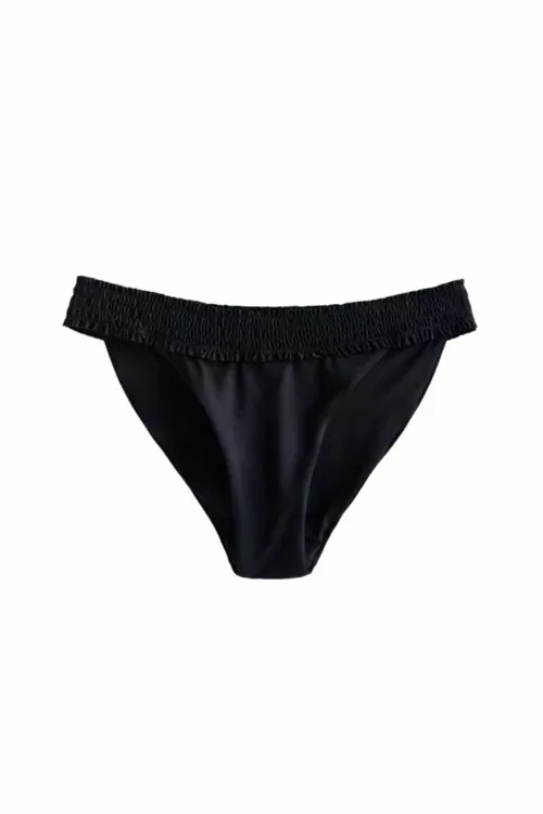 Дамски бански JUP LPP 8866E-99X-XS 5-69  Долна част  Набран  XS  Черен