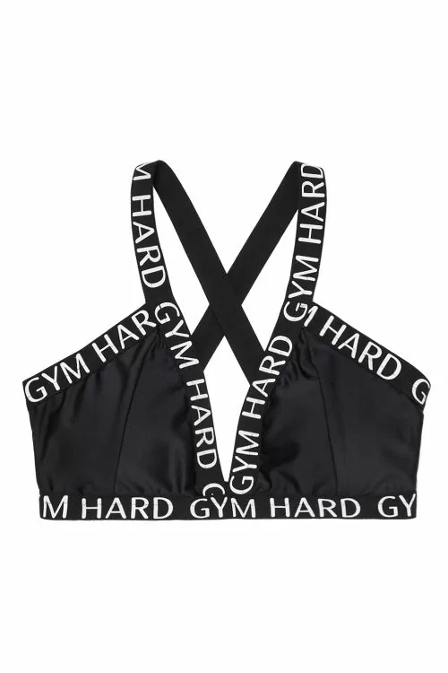 Дамски бански JUP LPP 1645D-99X-S 5-65  Горна част  GYM HARD  Черен  S