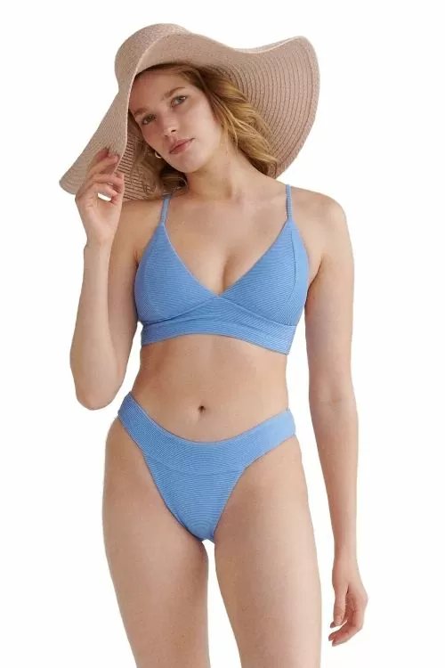 Дамски бански JUP LPP 4303E-55X  Долна част  Рипсен