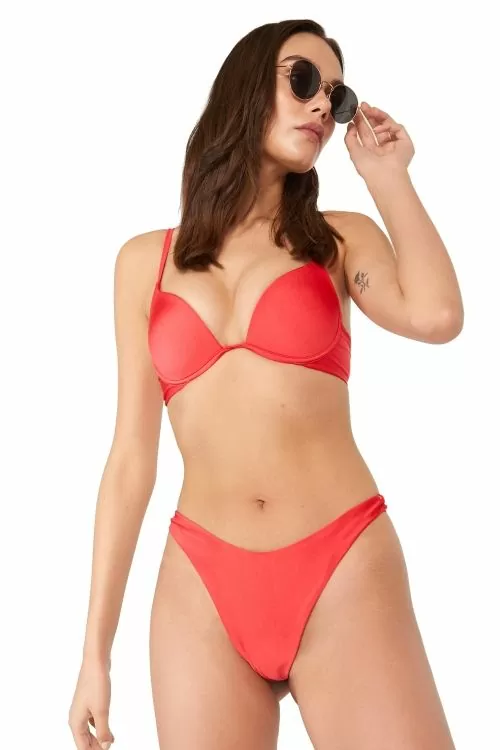 Дамски бански JUP LPP 4394B-29X  2 части  Долна част прашка