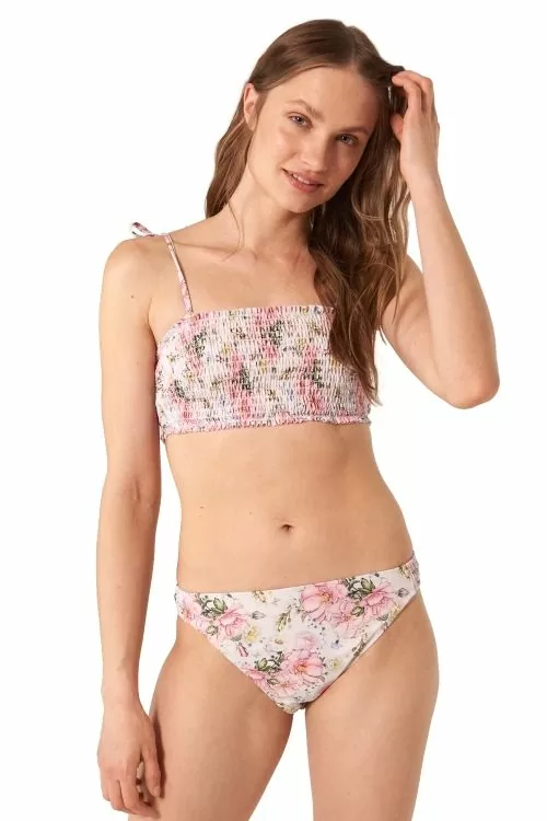 Дамски бански JUP LPP 4395B-MLC-XS 5-59  Горна част  Набран  На цветя  Многоцветен  XS