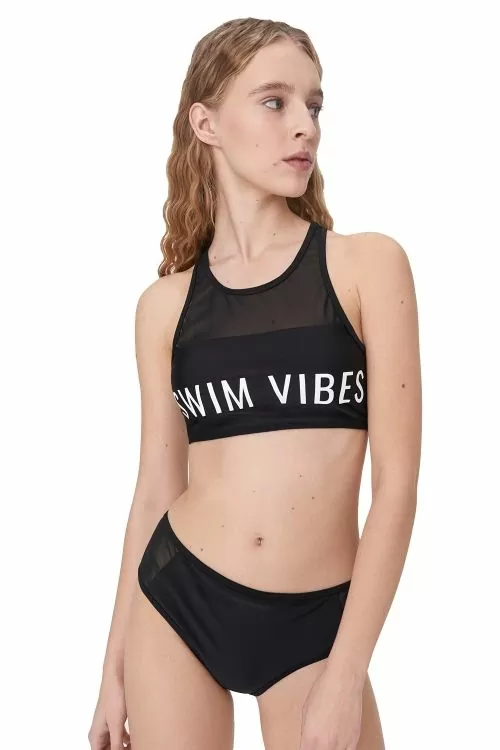 Дамски бански JUP LPP SWIM VIBES XS983-99X  2 части  Горна част потниче
