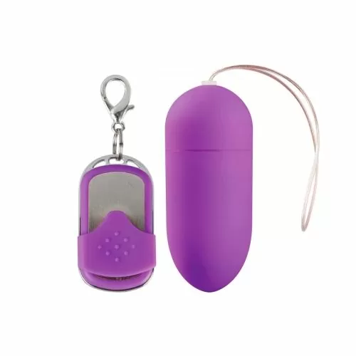 Интимен масажор Shots Toys 053305 10-351  Vibrating Egg Big  10 функции  8 x 3 4 cm  Лилав