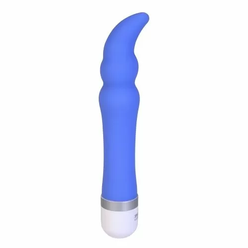Силиконов вибратор Evolved 1111 10-353S 357S 239  Fleur de Lis Silky G  3 скорости на вибрация  15 cm  Син