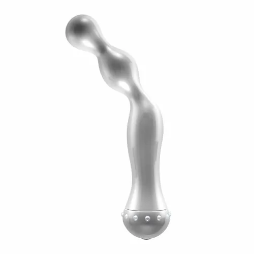 Интимен масажор Shots Toys 795588 10-243  Deluxe The Sapphire Silver Luxury  10 скорости  18 5 см  Сребрист