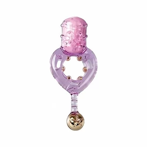 Вибриращ пенис пръстен Shots Toys 064189 10-245  Love Ring  Висящо топче  9 cm  Лилав