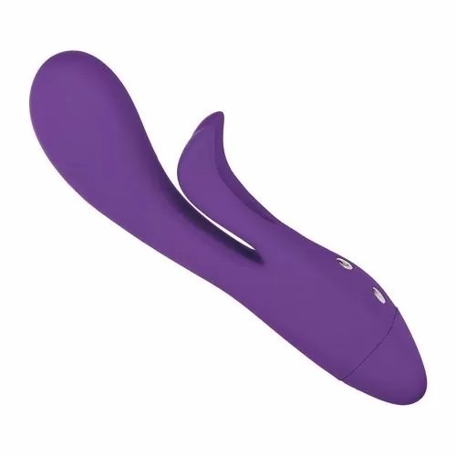 Интимен масажор California Exotic  079855 10-254  Embrace Sweetheart Wand  Стимулатор зайче  12 см  Лилав