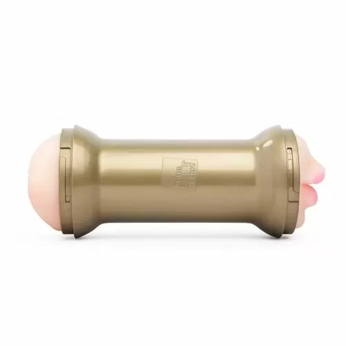 Секс играчка за мъжe Fun zone 16480605 10-256  Double Pumped  Двоен  Анален и орален мастурбатор  19 5 х 7 см  Златист