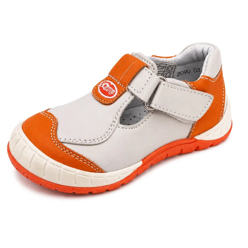 Детски обувки Chippo Kids 092090  24-29  Полуотворени  Естествена кожа  Оранжев