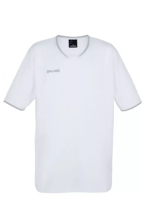 Детска тениска Spalding Move Shooting S/S 605638-A3534, Дишаща материя, Бял, 140см, 9-10 години