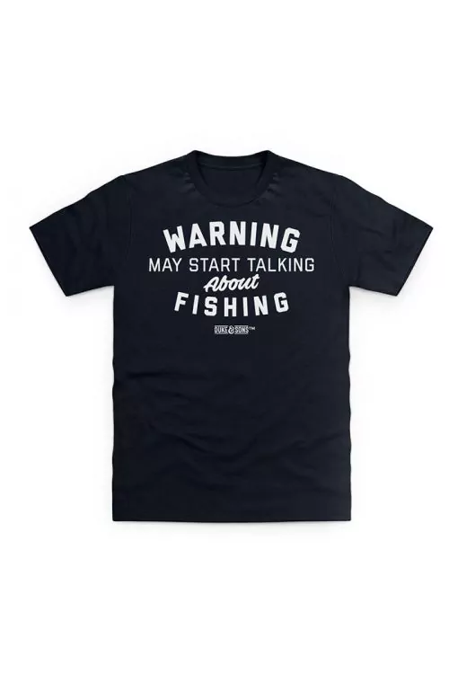 Мъжка тениска Duke  amp  Sons TSHRT-TLK-FISH-M-BK  Talking about fishing  Черен 